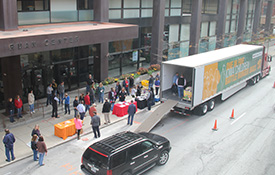 Stuff the Truck Bird's Eye View